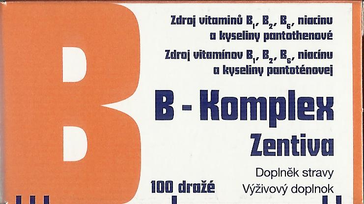 B-komplex Zentiva drg.100 glass