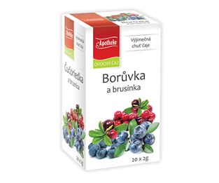 APOTHEKE Čaj Borůvka a brusinka 20x2g