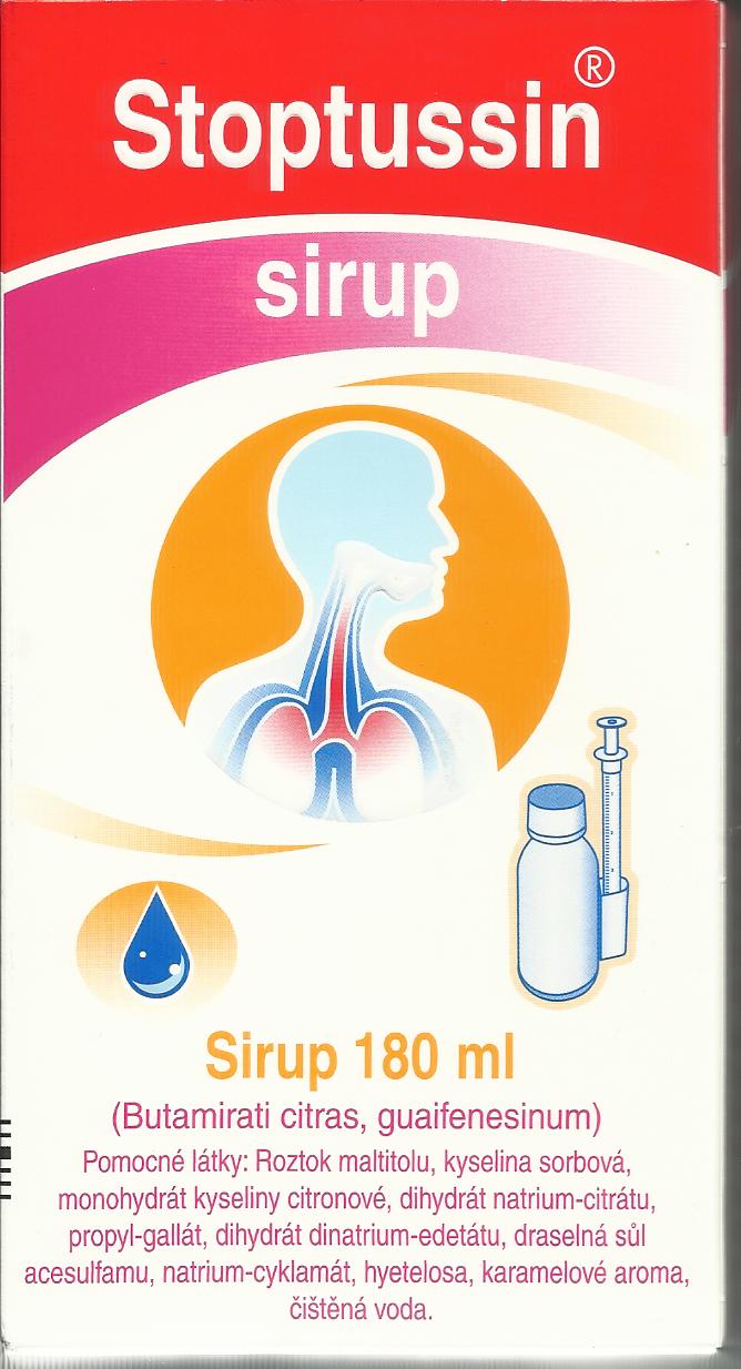Stoptussin sirup por.sir. 1x180ml + pipeta