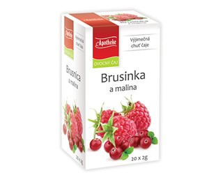 APOTHEKE Čaj Brusinka a malin.20x2g n.s.