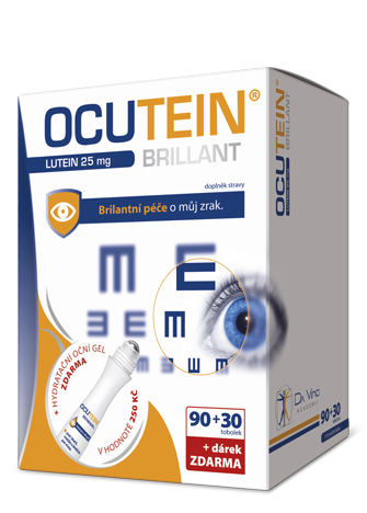 Ocutein Brillant Lutein 25mgDaVinci 90+30+dárek