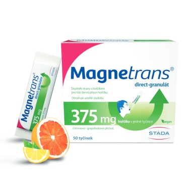 MAGNETRANS 375mg 50 tyčinek granulátu