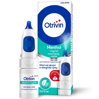 OTRIVIN MENTHOL 1MG/ML nosní podání sprej, roztok 1X10ML II