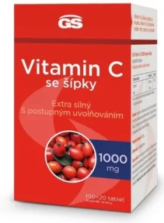 GS Vitamin C 1000 + šípky tbl.100+20