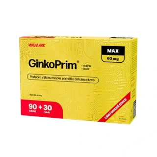 Walmark GinkoPrim MAX 60mg tbl.90+30 Promo 2024