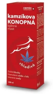 Cemio Kamzíkova konopná mast chladivá 200ml 