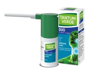 TANTUM VERDE DUO 1,5MG/ML+5MG/ML orální podání sprej, roztok 1X15ML