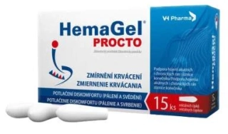 HemaGel procto čípky 15ks